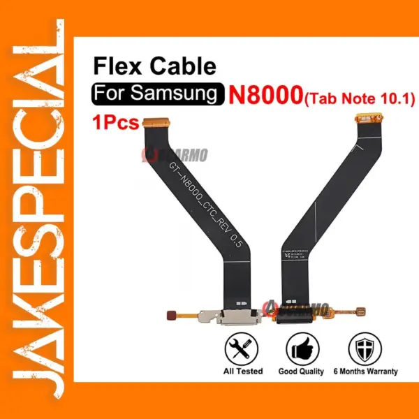 Samsung Galaxy Tab N8000 USB Charging Port Flex Cable