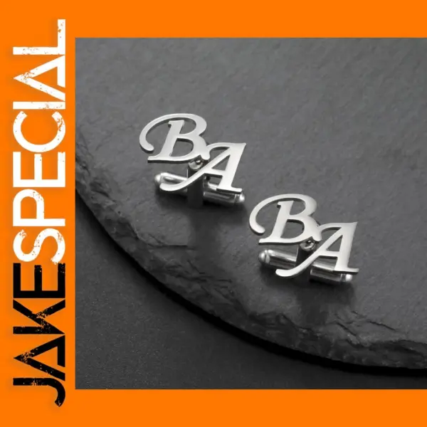 Personalized Stainless Steel Cufflinks Set