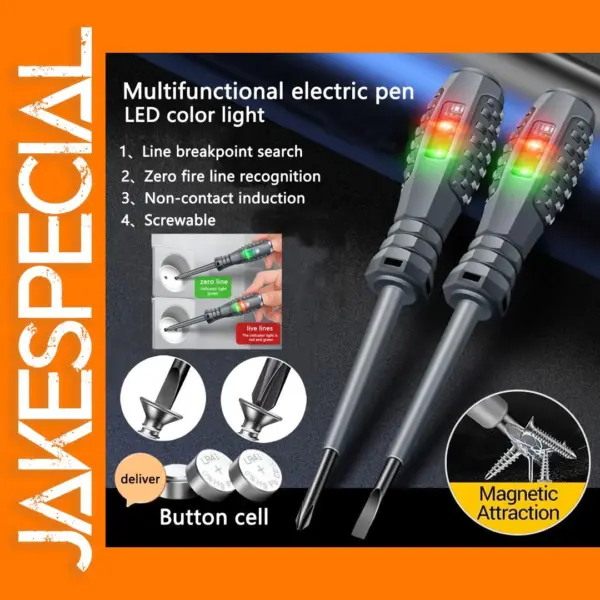 Multifunctional Electrician Test Screwdriver Pen