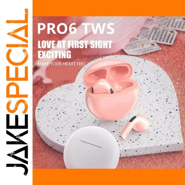 Pro 6 TWS Bluetooth Earphones for Android