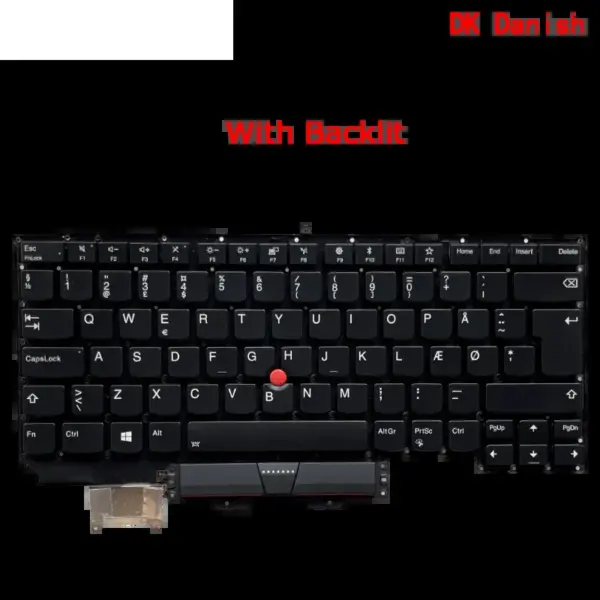 Backlit Keyboard for Lenovo ThinkPad X1 Carbon 5th Gen - Image 11
