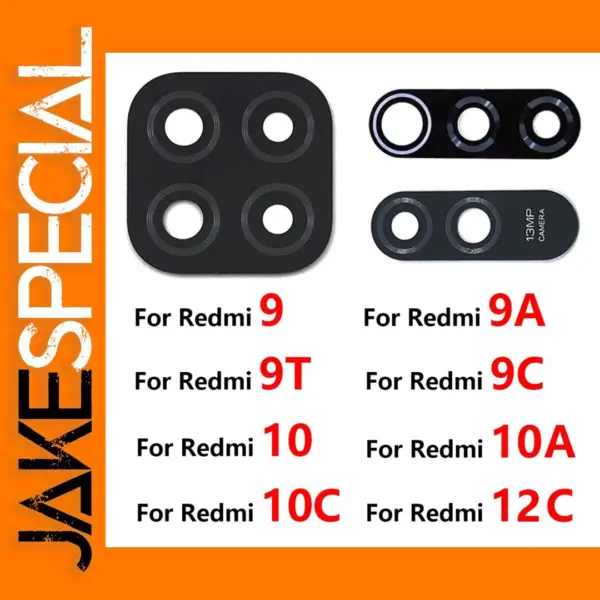 Redmi 9-12C Camera Glass Lens with Adhesive