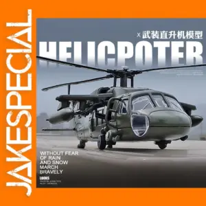 Black Hawk Apache Helicopter Diecast Model