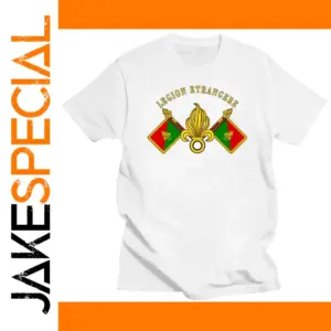 French Foreign Legion Honor Fidele Men’s Cotton T-Shirt