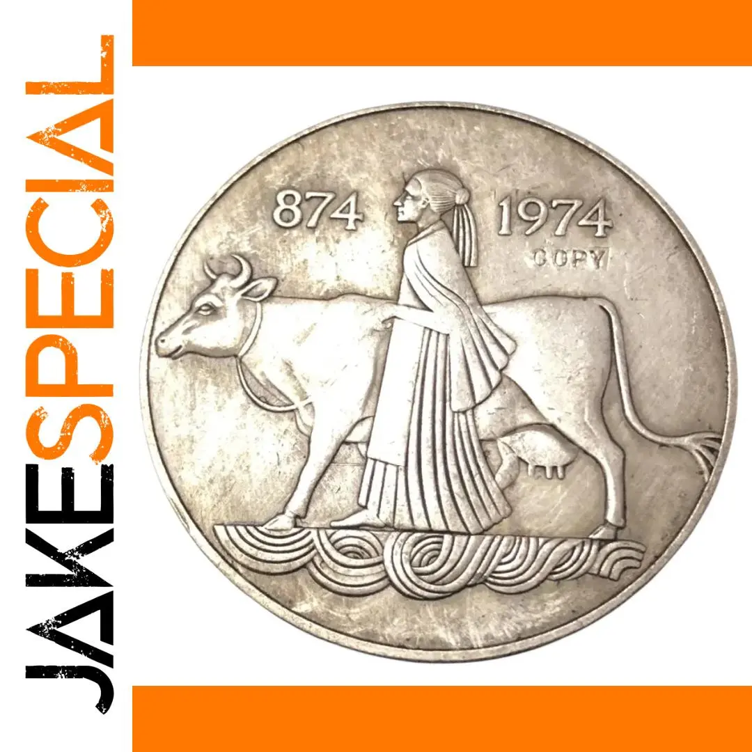 Vintage 1974 Iceland 1000 Kronur Replica 1 Vintage 1974 Iceland 1000 Kronur Replica