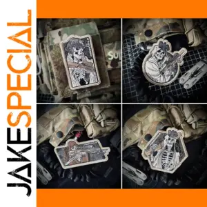 Skull Warrior Tactical Patch for Military Gear