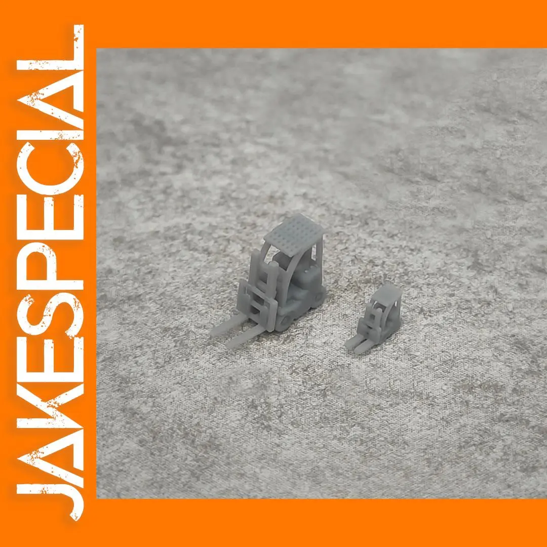 10PCS Miniature Resin Forklift Truck Models 1 10PCS Miniature Resin Forklift Truck Models