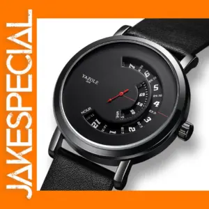 CQ57 Men's Stylish Quartz Leather Watch