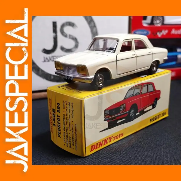 FR Stock — Dinky Toys Atlas Reissue Peugeot 304 1:43 Die-Cast Model Car