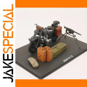 1:24 German R75 Motorcycle Model Collectible