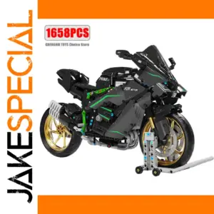1858pcs Motorcycle Building Blocks Model Kit