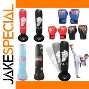 Inflatable Kids Boxing Tumbler with Stand