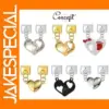 Gold and Silver Love Couple Charm Bracelet