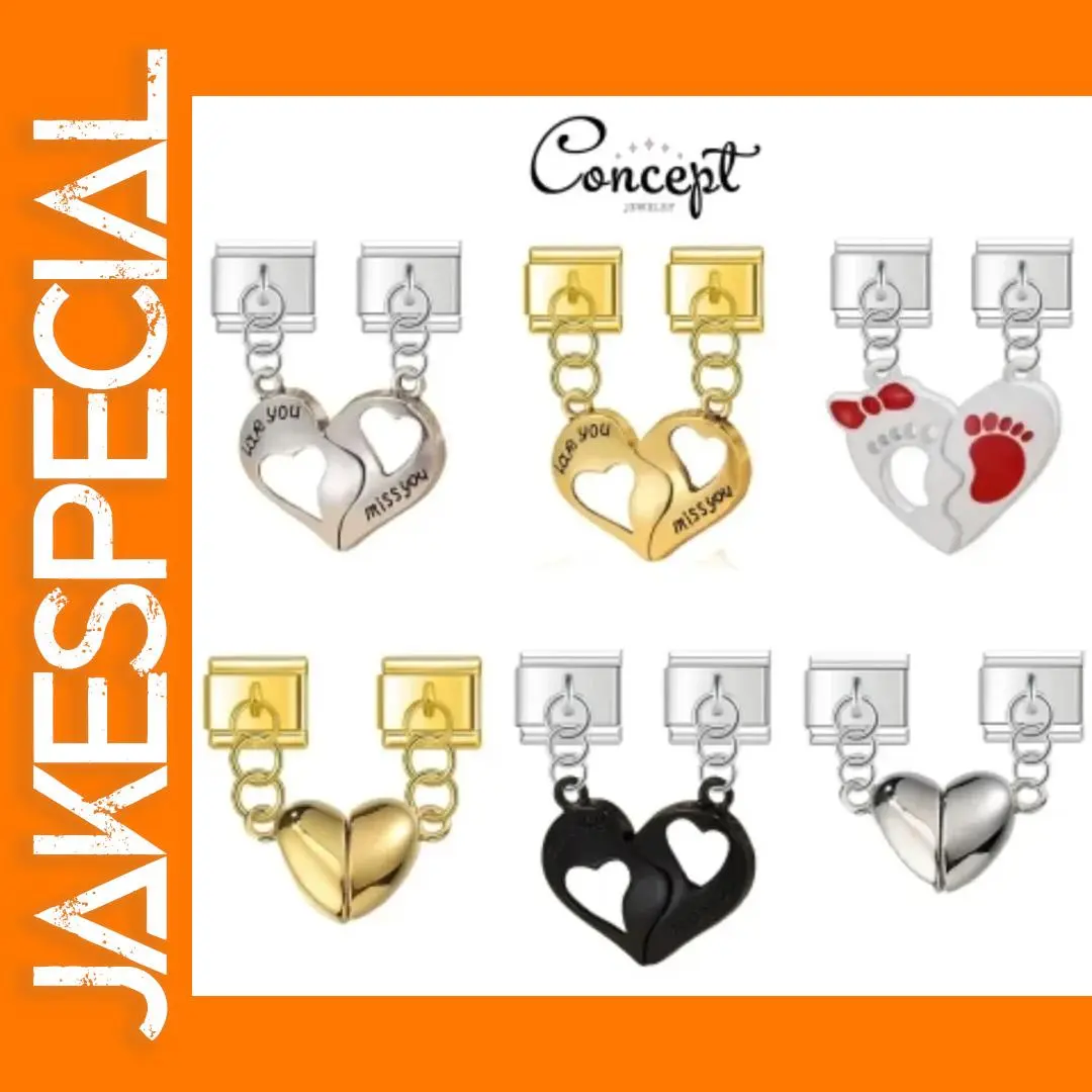 Gold and Silver Love Couple Charm Bracelet 1 Gold and Silver Love Couple Charm Bracelet