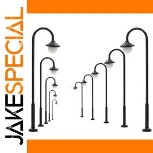 10pcs N Scale LED Street Light Lamps 1:160