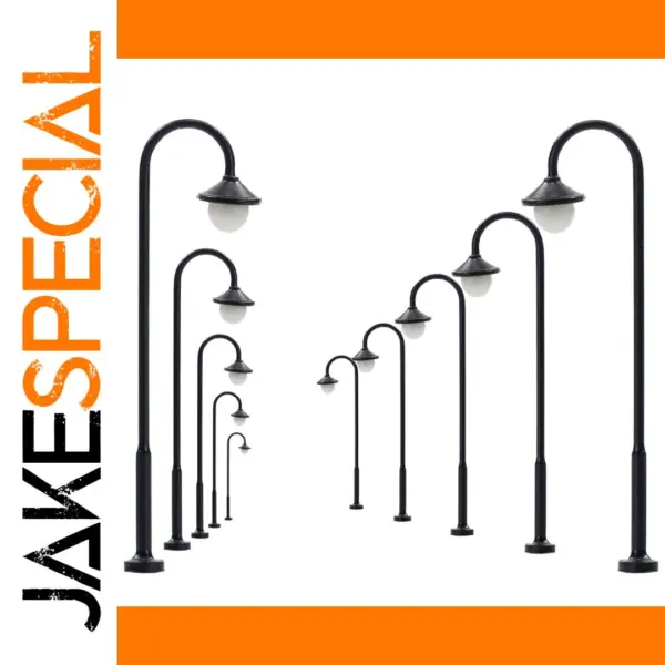 10pcs N Scale LED Street Light Lamps 1:160