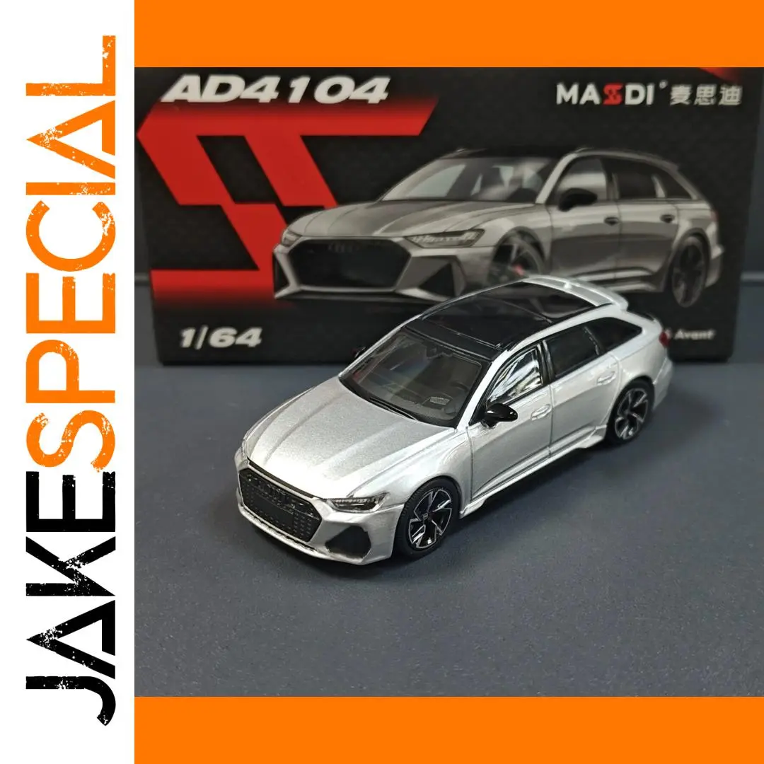 1:64 Audi RS6 Quattro Alloy Diecast Car 1 1:64 Audi RS6 Quattro Alloy Diecast Car