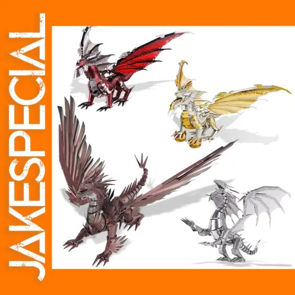 3D Metal Dragon Puzzle DIY Model Kits