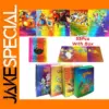 55-Pack Colorful Pokémon Gold Foil Cards Set