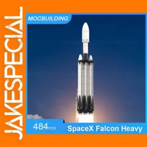 SpaceX Falcon Heavy Building Blocks Set 484PCS