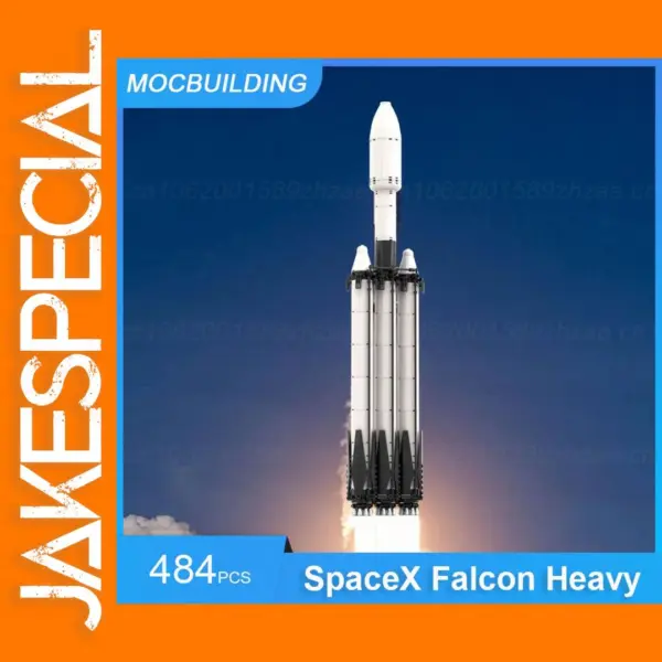 SpaceX Falcon Heavy Building Blocks Set 484PCS