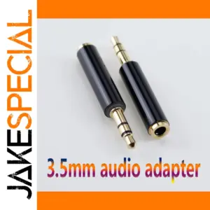 Pure Copper Gold Plated 3.5mm TRRS Audio Adapter