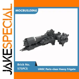 MOC Building Blocks UNSC Heavy Frigate 575PCS