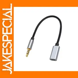 3.5mm to USB-C Audio Adapter for Phones and Tablets
