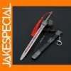 22cm Miniature Metal Katana Keychain Toy