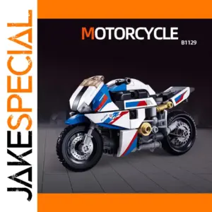 Motorcycle Toy Puzzle Building Blocks Set