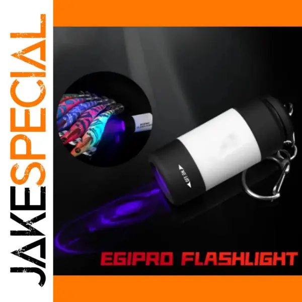 Compact Rechargeable USB Fishing Flashlight