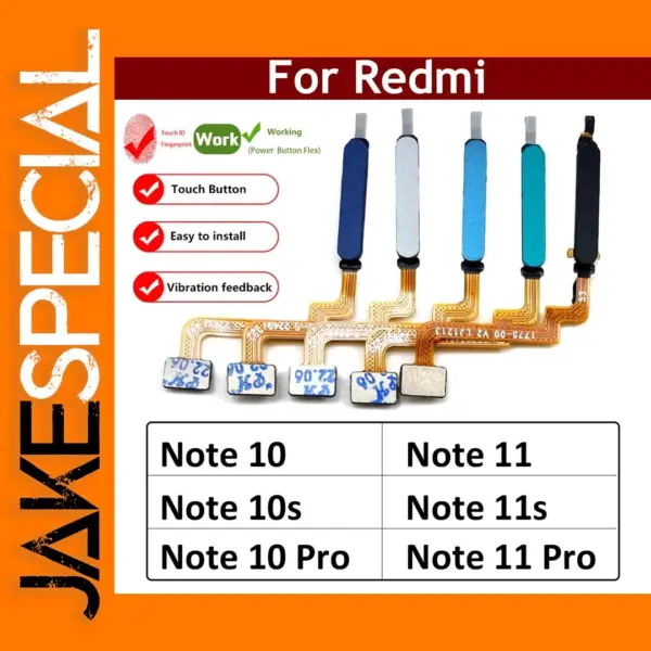 Xiaomi Redmi Note 10-11 Fingerprint Sensor Flex Cable
