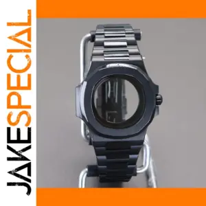 Black Luxury Watch Case for Seiko NH Movement