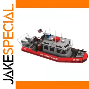US Coast Guard Speedboat Paper Model Kit