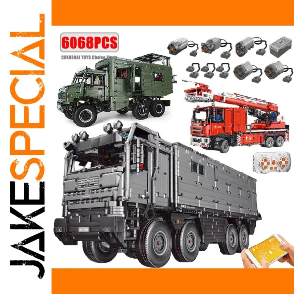 Remote Control Truck Building Blocks Set
