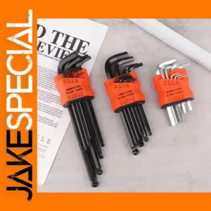 9-Piece Allen Key Set for Motorcycles and Bicycles