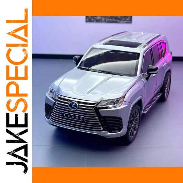 1:24 Diecast Metal LX600 SUV Model Car