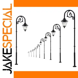 10pcs HO Scale Street Light LED Lamp Post