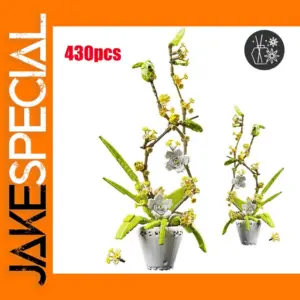 Artificial Flower Building Block Arrangement