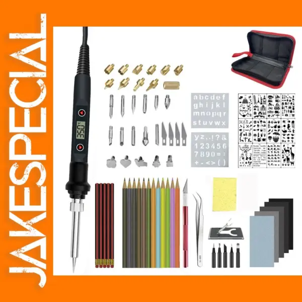 80W Adjustable Electric Soldering Iron Set