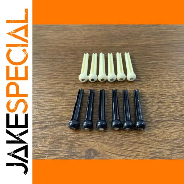 6Pcs Acoustic Guitar Bridge Pins Set Abalone