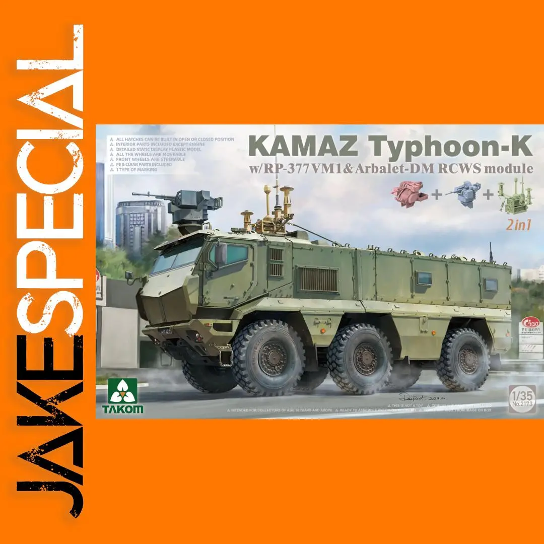 TAKOM 2173 1/35 KAMAZ Typhoon-K Model Kit 1 TAKOM 2173 1/35 KAMAZ Typhoon-K Model Kit