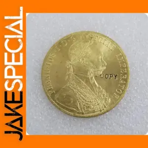 Austria 4 Ducat Gold Replica Coins 1873-1915