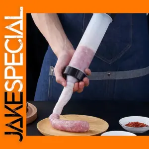 Handheld Sausage Stuffer with 3 Nozzles