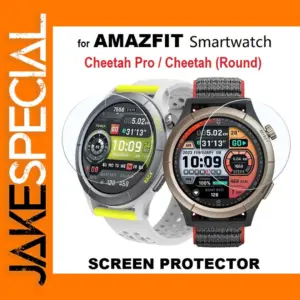 5PCS Tempered Glass Protector for Amazfit Cheetah