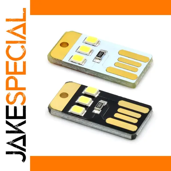 10pcs Portable USB LED Keychain Tent Lights