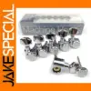 6 Chrome Electric Guitar Tuning Pegs Set