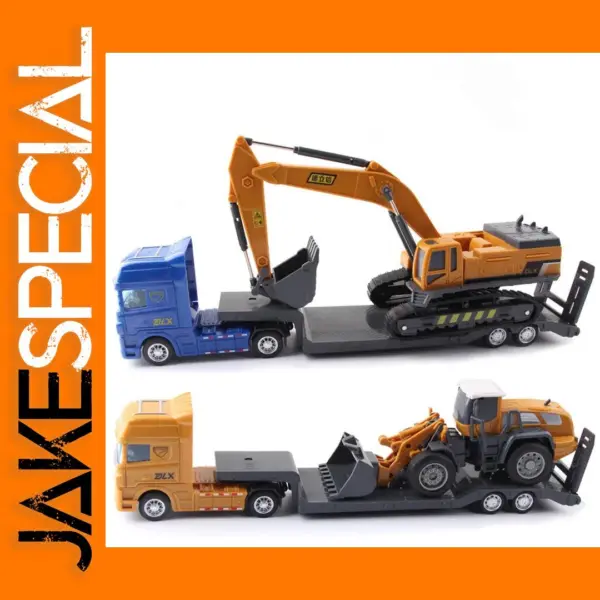 1:50 High Simulation Plastic Trailer Model