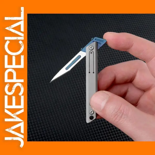 Titanium Alloy Folding Knife with 10 Blades