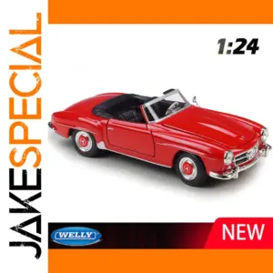 WELLY 1:24 Mercedes-Benz 190SL Alloy Diecast Car